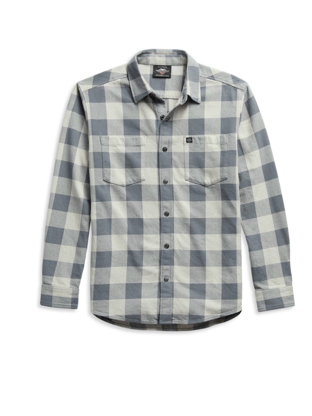 Men’s Large Harley Davidson Plaid Flannel Shirt “1”